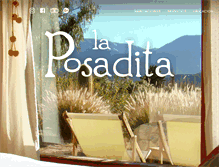 Tablet Screenshot of laposadita.com.ar